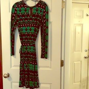 Banana Republic blue and green dress